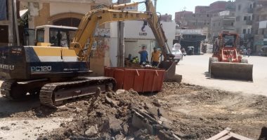 رصف عدد من الشوارع فى بيلا بكفر الشيخ بعد الانتهاء من توصيل الغار ضمن حياة كريمة