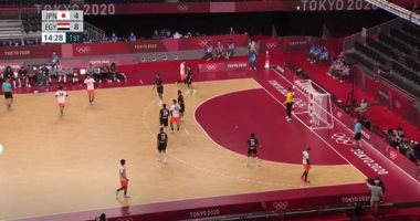 منتخب اليد يتقدم 8 / 4 أمام اليابان فى أولمبياد طوكيو بعد مرور 15 دقيقة