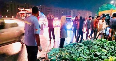 انقلاب سيارة يتسبب فى تعطل طريق القاهرة - الإسكندرية.. وإعادة تسيير المرور