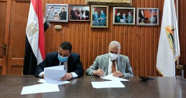 تعاون بين هندسة بنها ومياه القليوبية لتنفيذ المشروعات.. صور