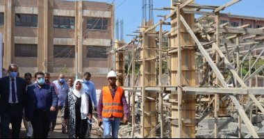 تنفيذ 50% من أعمال إنشاء مدرسة كمال قرنى في دنديل ضمن "حياة كريمة" ببنى سويف