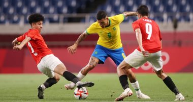 البرازيل تتقدم بالهدف الأول فى مرمى المنتخب الأولمبى بالدقيقة 36.. فيديو