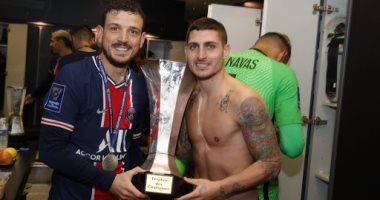 فيراتي أكثر اللاعبين فوزا بكأس السوبر الفرنسي قبل موقعة سان جيرمان وليل