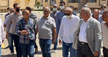 نائب "هيئة المجتمعات" يتفقد وحدات "سكن لكل المصريين" ومحطة معالجة الصرف بمدينة السادات