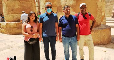 وزير السياحة والآثار يتفقد مشروعات معابد الكرنك.. لايف وصور