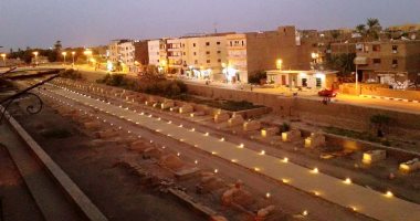 صور.. إحياء طريق الكباش الفرعونى مشروع قومى يستعد لكرنفال عالمى بالأقصر