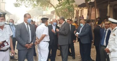 حريق 6 عقارات بمصر القديمة والحماية المدنية تخمده وتجرى عمليات تبريد.. صور