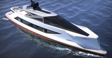يحتاج 350 مليون دولار لتنفيذه.. تصميم يخت فاخر مصنوع بالكامل من ألياف الكربون