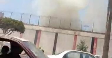 الحماية المدنية تسيطر على حريق بسجن المنصورة العمومى.. صور