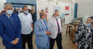 مياه القاهرة تستقبل وفد مياه الإسكندرية لتفقد المدرسة الثانوية الفنية 
