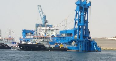شاهد.. الكراكة حسين طنطاوى قبل حفل تدشينها بقناة السويس