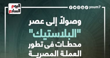 وصولا إلى عصر "البلاستيك".. محطات فى تطور العملة المصرية.. إنفوجراف
