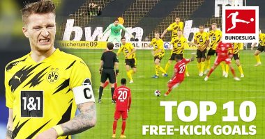 شاهد.. أبرز 10 ركلات حرة فى الموسم الماضى من الدوري الألماني