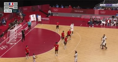منتخب مصر يتعادل أمام فرنسا بعد مرور 22 دقيقة فى نصف نهائى أولمبياد طوكيو