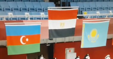 شاهد.. عزف النشيد الوطنى لمصر لأول مرة بأولمبياد طوكيو أثناء تتويج فريال أشرف
