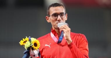 البطل الأولمبى أحمد الجندى يغادر ألمانيا الأسبوع المقبل بعد خضوعه لعملية جراحية