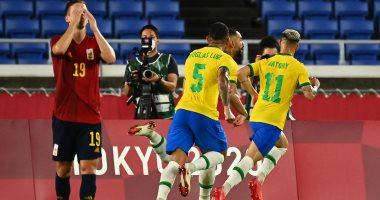 البرازيل تتوج بالميدالية الذهبية فى أولمبياد طوكيو بثنائية ضد إسبانيا.. فيديو