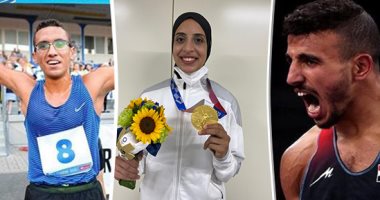 لوحة الشرف.. أبطال من ذهب رفعوا علم مصر فى أولمبياد طوكيو 2020.. ألبوم صور