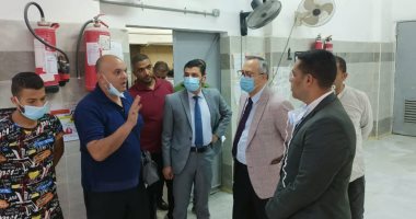 عميد كلية طب الأزهر يتابع أعمال التطوير بمستشفى الحسين الجامعى
