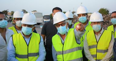 وزير التنمية المحلية يتفقد مصنع تدوير المخلفات ببورسعيد.. طاقته 550 طنا يوميا