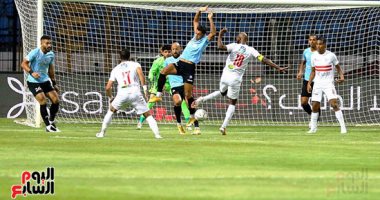 الجزيري يضيف الهدف الثاني للزمالك فى مرمى المحلة بالدقيقة 38.. فيديو وصور