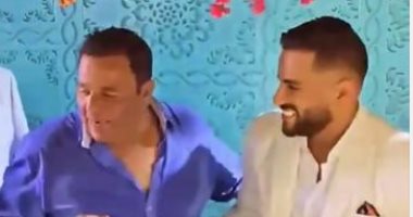 محمد نجاتى وخالد عجاج يشعلان حفل خطوبة نجل محمد فؤاد