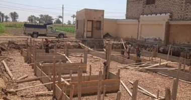 حياة كريمة ببنى سويف.. الانتهاء من إنشاء طوابق مدرسة تعليم أساسى ولغات