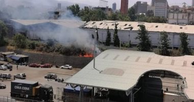 لبنان: إخماد حريق نشب فى أعشاب داخل مرفأ بيروت