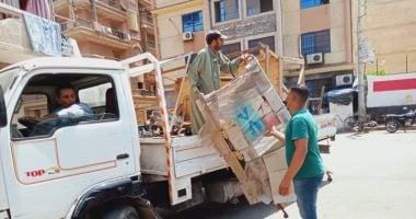 رفع 1763 حالة إشغال طريق مخالفة خلال يومين بالبحيرة.. صور