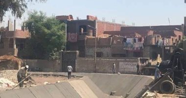 شاهد أعمال تبطين وتأهيل الترع ضمن مبادرة "حياة كريمة" بالمنيا