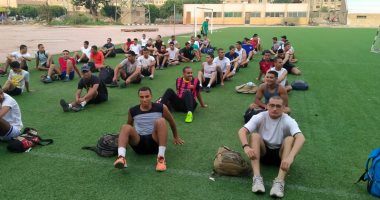 طلاب الثانوية يؤدون اختبارات القدرات بكلية التربية الرياضية حلوان.. لايف