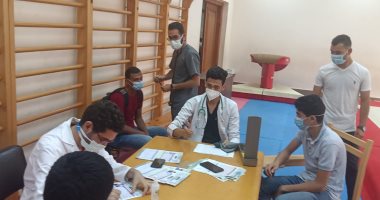 اختبارات القدرات لطلاب الثانوية العامة بكلية التربية الرياضية بكفر الشيخ.. لايف وصور