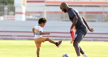 فهد وعمورى حازم إمام يخطفان الأنظار فى مران الزمالك .. صور