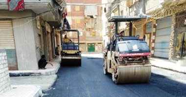 محافظ الإسكندرية: 92%؜ نسبة إنجاز أعمال تطوير عزبة محسن..فيديو وصور
