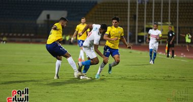 سيف الجزيرى يهدر فرصة هدف تقدم الزمالك أمام الإسماعيلى.. فيديو وصور