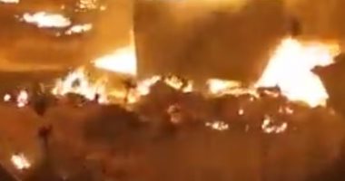 شاهد.. أثار انفجار صهريج الوقود في "عكار"  اللبنانية