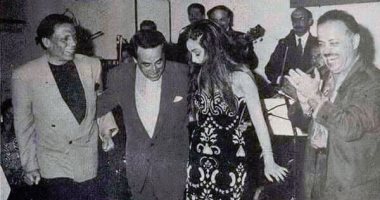 10 صور نادرة لـ ملحم بركات فى ذكرى ميلاده.. أحدها شريهان والزعيم يرقصان معه