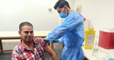 تطعيم 3500 من أعضاء هيئة التدريس والعاملين بجامعة حلوان ضد كورونا
