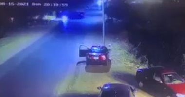 شاهد لحظة انقلاب سيارة عروسين البحيرة فى نهر النيل