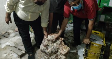 ضبط 10 أطنان ونصف لحوم غير صالحة للاستهلاك الآدمى بحملة مكبرة فى الدقهلية