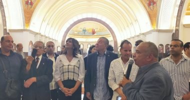 ممثلو الكيانات المصرية بالخارج يرددون "تحيا مصر" من داخل العاصمة الإدارية