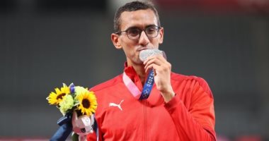 أحمد الجندى بطل الأولمبياد يحضر مؤتمر بطولة العالم للخماسى الحديث 