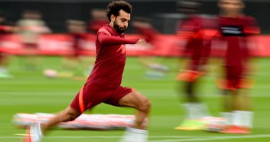 محمد صلاح أسرع من البرق فى تدريبات ليفربول قبل مواجهة بيرنلى.. صور