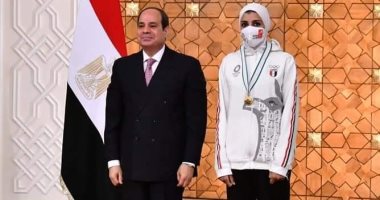 جيانا فاروق: تكريم الرئيس السيسى لي يعطينى دفعة لتحقيق مزيد من الإنجازات