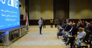 محافظ بورسعيد: ترفيق مليون متر مربع بالمنطقة الاقتصادية نهاية العام.. صور