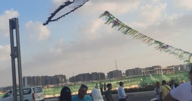 طائرات ورقية وفنون شعبية فى مهرجان العلمين الرياضى ..فيديو وصور 