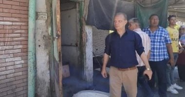 الانتهاء من إزالة السوق العشوائى "ناصر 1" بنطاق حى المناخ فى بورسعيد