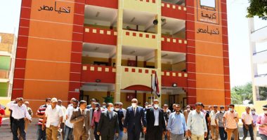 توسعة وصيانة مدرستى سمهود وقناطر نجع حمادى ضمن حياة كريمة فى قنا.. صور