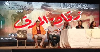 أبطال مسرحية "زقاق المدق" يكشفون تفاصيلها.. صور