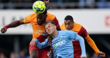 مصطفى محمد على مقاعد بدلاء جالاتا سراي أمام قاسم باشا فى الدوري التركي